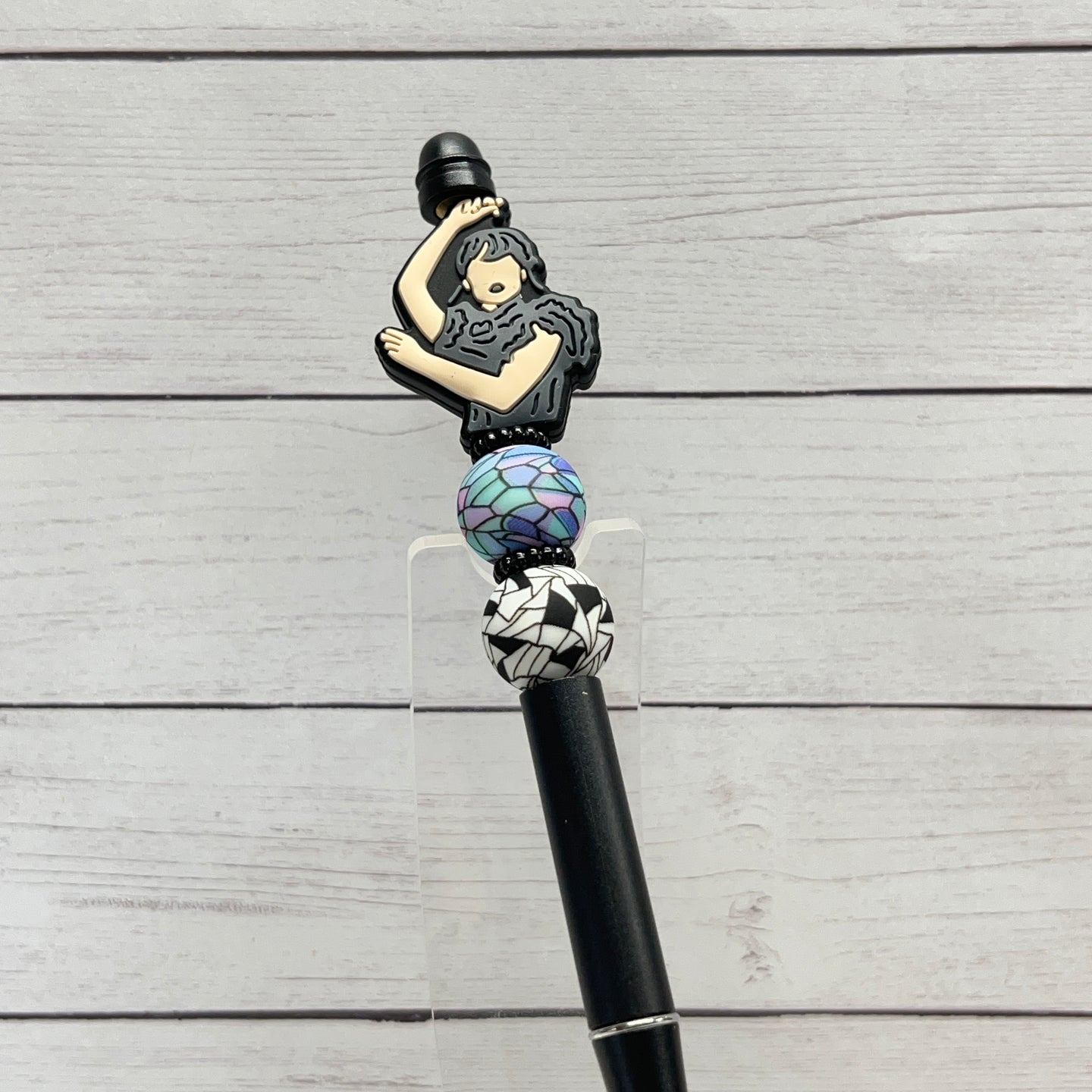 Goth Girl Window Metal Pen